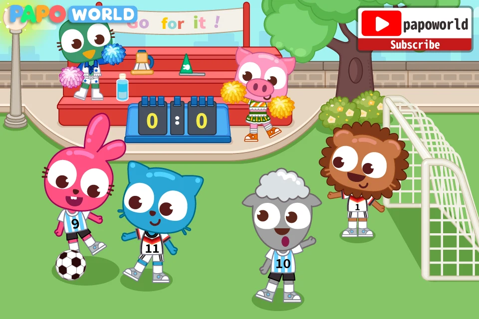 Papo Town School Life for Kids screenshot
