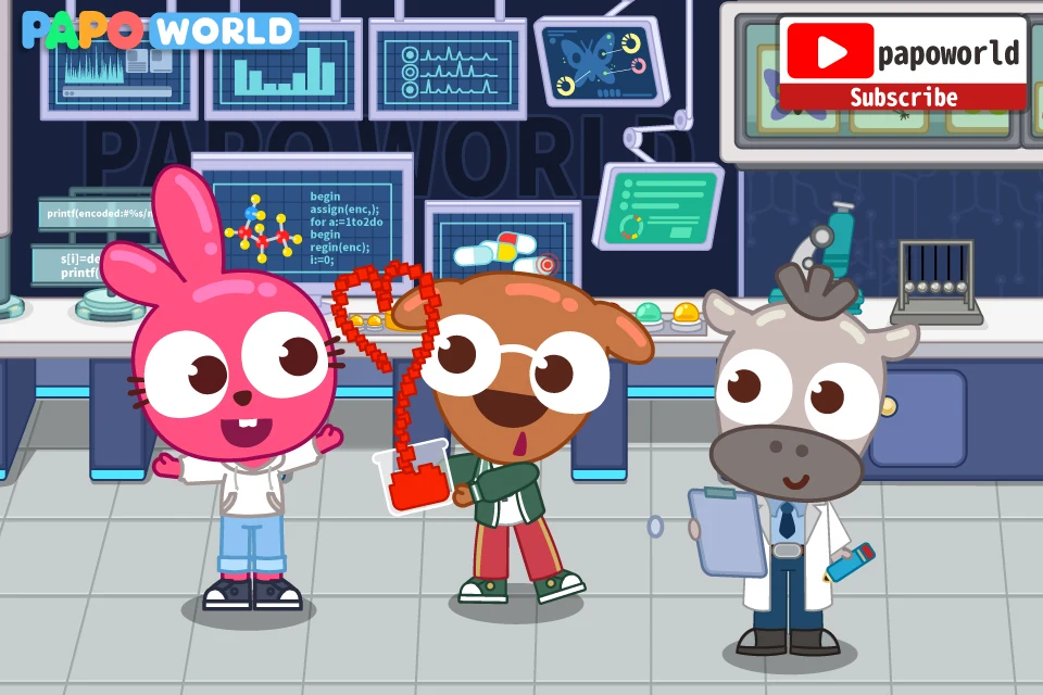 Papo Town School Life for Kids screenshot