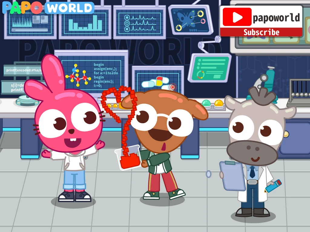 Papo Town School Life for Kids screenshot